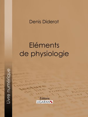 cover image of Eléments de Physiologie